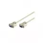 Wentronic Goobay D-SUB RS-232 pagarinājuma kabelis 9 kontaktu vīrišķais uz sievišķo, pelēks, 5 m 50225