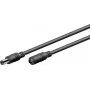 Wentronic Goobay DC pagarinājuma kabelis 5 m melns 76671