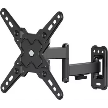 WENTRONIC Goobay FULLMOTION (S) TV sienas stiprinājums 19-43 collu ekrāniem, 20 kg, pilna kustība, pagriešana, noliekšana, VESA līdz 200x200, melns 79762