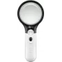 WENTRONIC Goobay LED apgaismotā lupa 3x/4.5x, balta 41255