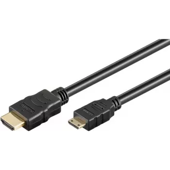 Wentronic High Speed Mini HDMI uz HDMI kabelis ar Ethernet, 1,5 m, melns
