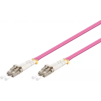 Wentronic LC-LC OM4 Dupleksais Daudzmodu Šķiedras Savienojuma Kabelis, 50/125µm, LSZH, Rozā 95940