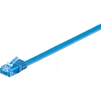 Wentronic RJ-45 CAT6a 0,5m U/UTP tīkla kabelis, zeltīti savienotāji, 10 Gbps, melns 96295