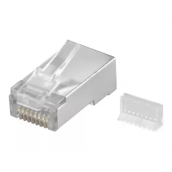 Wentronic RJ45 modulārais spraudnis ekranēts 8P8C apaļajam kabelim, bez iepakojuma