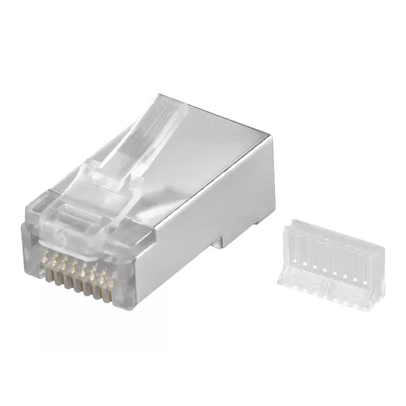 Wentronic RJ45 modulārais spraudnis ekranēts 8P8C apaļajam kabelim, bez iepakojuma