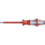 Wera 05022734001 Kraftform Plus standarta skrūvgriežu komplekts, 7 daļas, plakanie un Phillips, Lasertip, sienas turētājs
