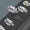 Wera 9723 Putuplasta ieliktnis Zyklop B 3/8 inch uzgriežņu-uzgaļu komplektam, 19 daļas