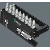 Wera uzgaļu komplekts Bit-Check 10 Drywall 1, 10 daļas, Phillips PH 2, 25 mm, Rapidaptor ātrās atbrīvošanas turētājs, dziļuma ierobežotājs, torsijas uzgaļi