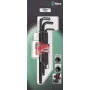 Wera Hex-Plus L-veida uzgriežņu atslēgu komplekts 950 PKL/9 BM SB SiS, 9 gab., metriskais, BlackLaser 05073596001