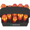 Wera Kraftform 2go 100 skrūvgriežu uzgaļu komplekts, 11 daļas, Phillips, Pozidriv, Torx, 25 mm uzgaļi, ar Rapidaptor uzgaļu turētāju un tekstila maciņu 05004310001