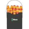 Wera Kraftform 2go 100 skrūvgriežu uzgaļu komplekts, 11 daļas, Phillips, Pozidriv, Torx, 25 mm uzgaļi, ar Rapidaptor uzgaļu turētāju un tekstila maciņu 05004310001