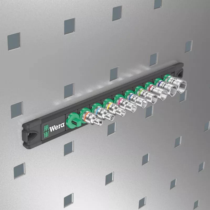 Wera magnētiskā uzgaļu sliede A Imperial 1/4 collu piedziņa, 4 turētāji, 05005420001