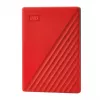 Western Digital My Passport 2TB pārnēsājamais ārējais cietais disks USB 3.2 Gen 1 sarkans (WDBYVG0020BRD)
