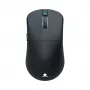 White Shark BORS-B WGM-5021 bezvadu spēļu pele, 12000 DPI, 2.4GHz, RGB, melna