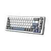 White Shark EXCALIBUR M mehāniskā tastatūra (GK-009251) ar Outemu Blue slēdžiem, RGB fona apgaismojumu, ASV izkārtojumu, baltā krāsā