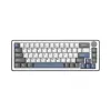 White Shark EXCALIBUR M mehāniskā tastatūra (GK-009251) ar Outemu Blue slēdžiem, RGB fona apgaismojumu, ASV izkārtojumu, baltā krāsā