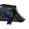 White Shark ICE GUARD GCP-4 dzesēšanas paliktnis ar diviem 125 mm ziliem LED ventilatoriem, 5 augstuma iestatījumiem, līdz 17,3 collām