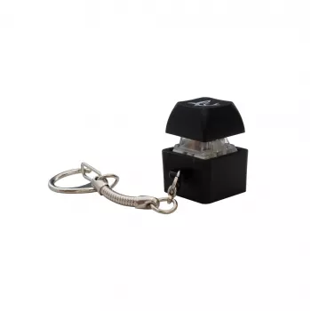 White Shark KEYCHAIN Promo melni mehāniskie slēdži