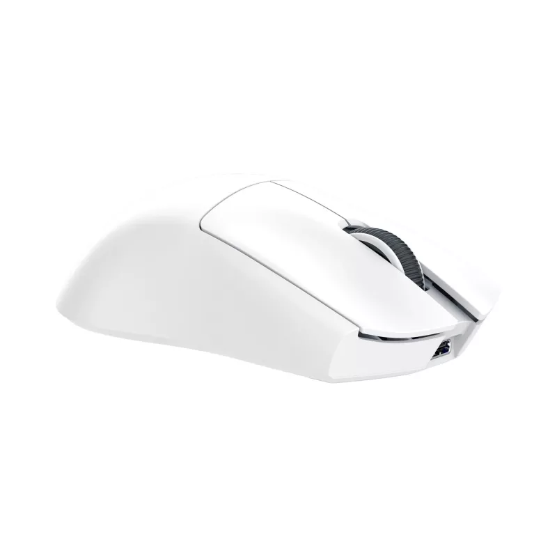 White Shark LUCAN-W WGM-5022 12000 DPI bezvadu spēļu pele, balta
