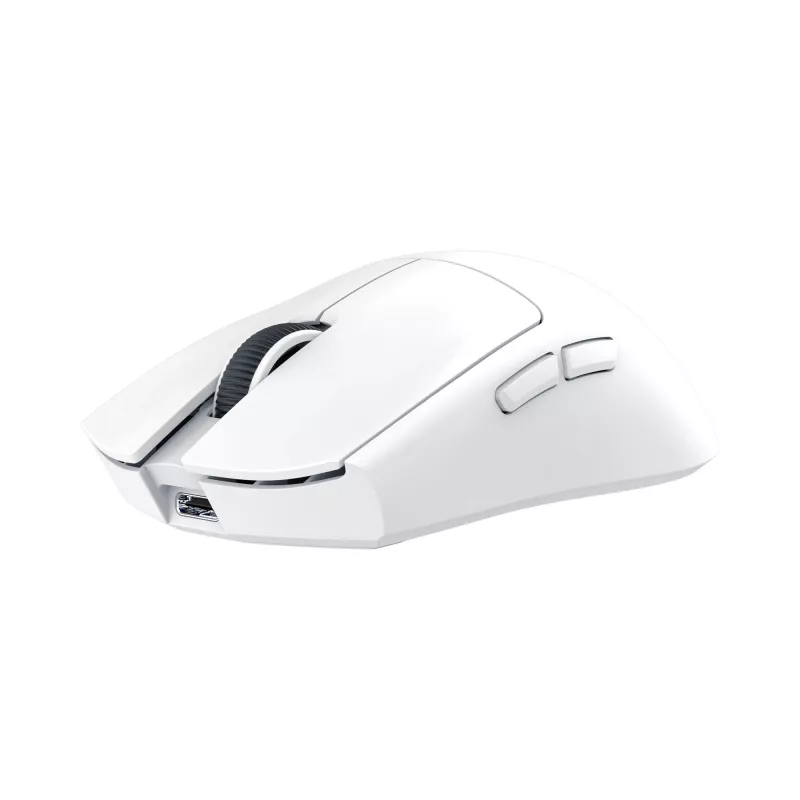 White Shark LUCAN-W WGM-5022 12000 DPI bezvadu spēļu pele, balta