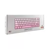 White Shark NUNCHAKU-P-US-RED.SW TKL mehāniskā spēļu tastatūra - 87 taustiņi, Outemu Red slēdži, RGB fona apgaismojums, rozā