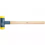 Wiha 02097 pretatspēka mīkstgalvas āmurs ar hikorijas koka rokturi, 1250 g, 50 mm galva