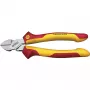 Wiha 43458 Profesionāls elektriķa diagonālais griezējs 200 mm, VDE izolēts, sarkans/dzeltens