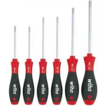Wiha SoftFinish TORX skrūvgriežu komplekts, 6 daļas (T10-T40) 27746