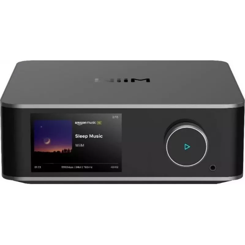 WiiM Ultra Dark Grey - Hi-Res Music Streamer & Network Audio Player ar Preamplifikatoru, HDMI ARC, Phono MM
