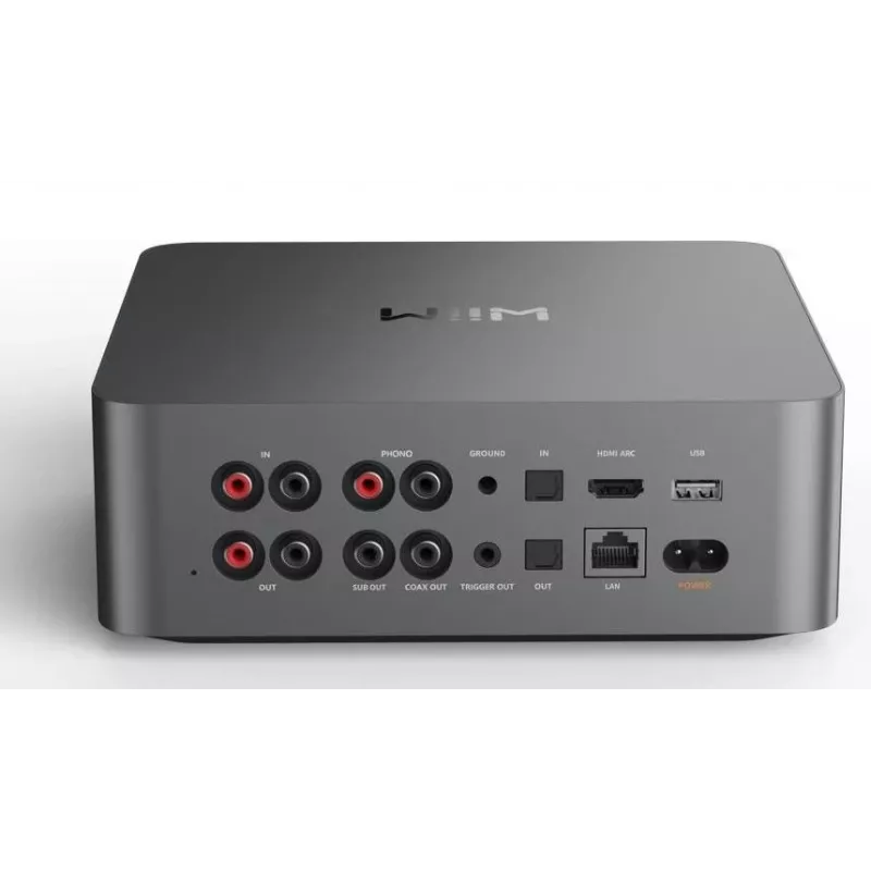 WiiM Ultra Dark Grey - Hi-Res Music Streamer & Network Audio Player ar Preamplifikatoru, HDMI ARC, Phono MM