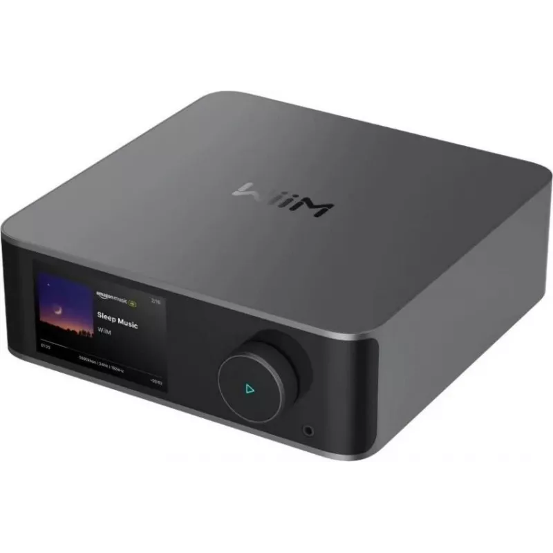 WiiM Ultra Dark Grey - Hi-Res Music Streamer & Network Audio Player ar Preamplifikatoru, HDMI ARC, Phono MM