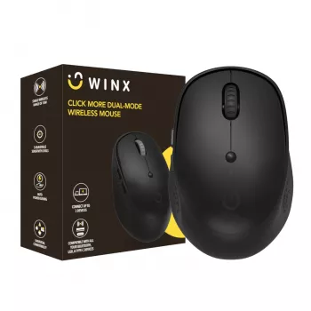WINX CLICK More divu režīmu bezvadu pele - melna