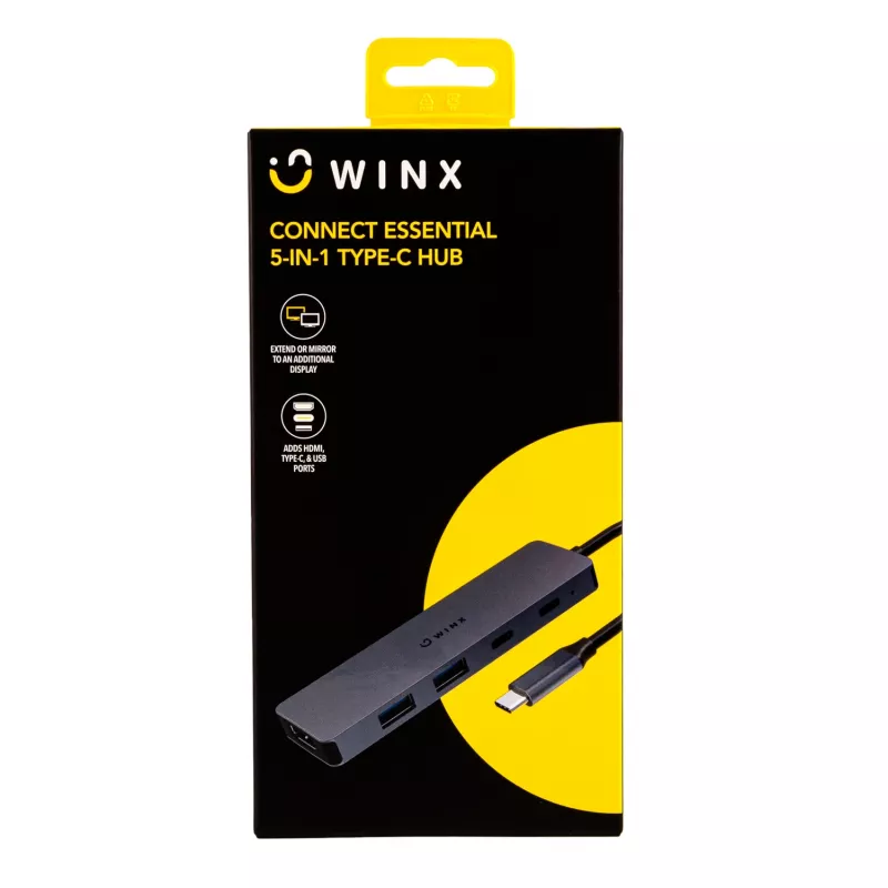 WINX CONNECT Essential 5-in-1 Type-C centrmezgls
