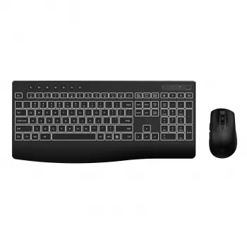 WINX DO Business apgaismota vadu tastatūra un pele komplekts – pilna izmēra membrānas, varavīksnes LED, regulējams DPI, izturīgs pret šķidrumiem, USB pievieno un lieto