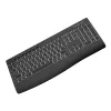 WINX DO Business Backlit bezvadu tastatūras un peles komplekts - pilna izmēra, uzlādējams, klusas šķērveida taustiņu, regulējams DPI, USB-C uzlāde, melns