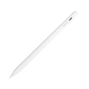 WINX DOODLE Pro iPad irbulis - balta aktīvā pildspalva ar plaukstas atbalsta noraidīšanu, slīpuma jutību, magnētisko stiprinājumu, USB-C uzlādi, rezerves galu
