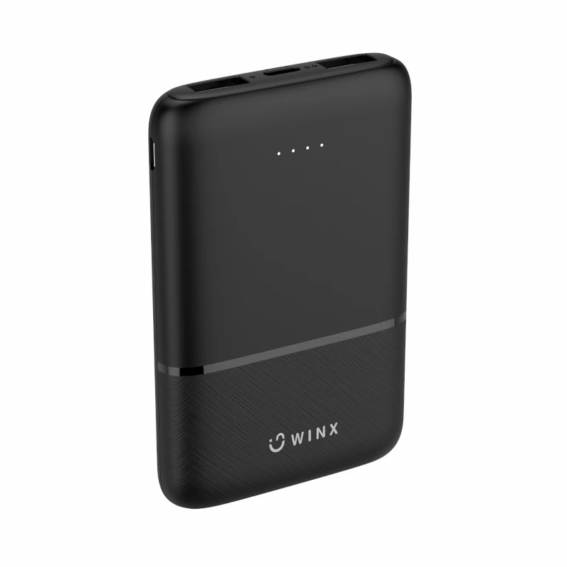 WINX GO Simple 5000mAh Power Bank Melns