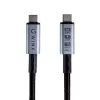 WINX LINK Pro Type-C 1m kabelis 100W PD USB 2.0 480Mbps melns