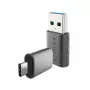 WINX LINK Simple Type-C un USB adapteru komplekts – USB-C vīrietis uz USB-A sieviete un USB-A vīrietis uz USB-C sieviete, USB 2.0, 480 Mbps, kosmosa pelēks