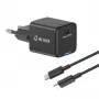 WINX POWER Essential Type-C 20W GaN sienas lādētājs - balts