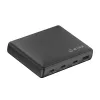 WINX POWER Ultra 140W GaN galda lādētājs - 2x USB-C PD 100W + USB-A QC 22.5W, melns