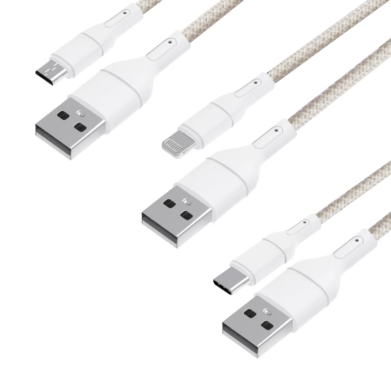 WINX USB-C uz USB-A uzlādes un datu kabelis 1,2 m melns