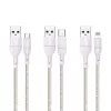 WINX USB-C uz USB-A uzlādes un datu kabelis 1,2 m melns
