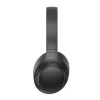 WINX VIBE Pure 2 Hybrid ANC austiņas ar Bluetooth 5.3, 30h akumulatoru, salokāms dizains - melna