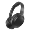 WINX VIBE Pure 2 Hybrid ANC austiņas ar Bluetooth 5.3, 30h akumulatoru, salokāms dizains - melna