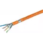 Wirewin VKW SFTP K7 LSOH3 1000SXB Cat.7 S/FTP tīkla kabelis vairumtirdzniecībā, 1000 m, oranžs, LSOH3 apvalks, cietšķiedru varš, 23 AWG, 600 MHz, 10 Gbps