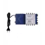 WISI DXS0508 FLEXSWITCH Multiswitch ar 5 ieejām un 8 izejām, aktīvs ar barošanas bloku