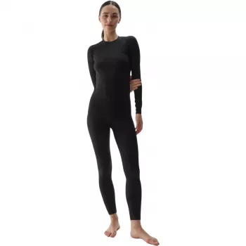 Sieviešu termoaktīvs T-krekls 4F F176 Deep Black Allover XS/S