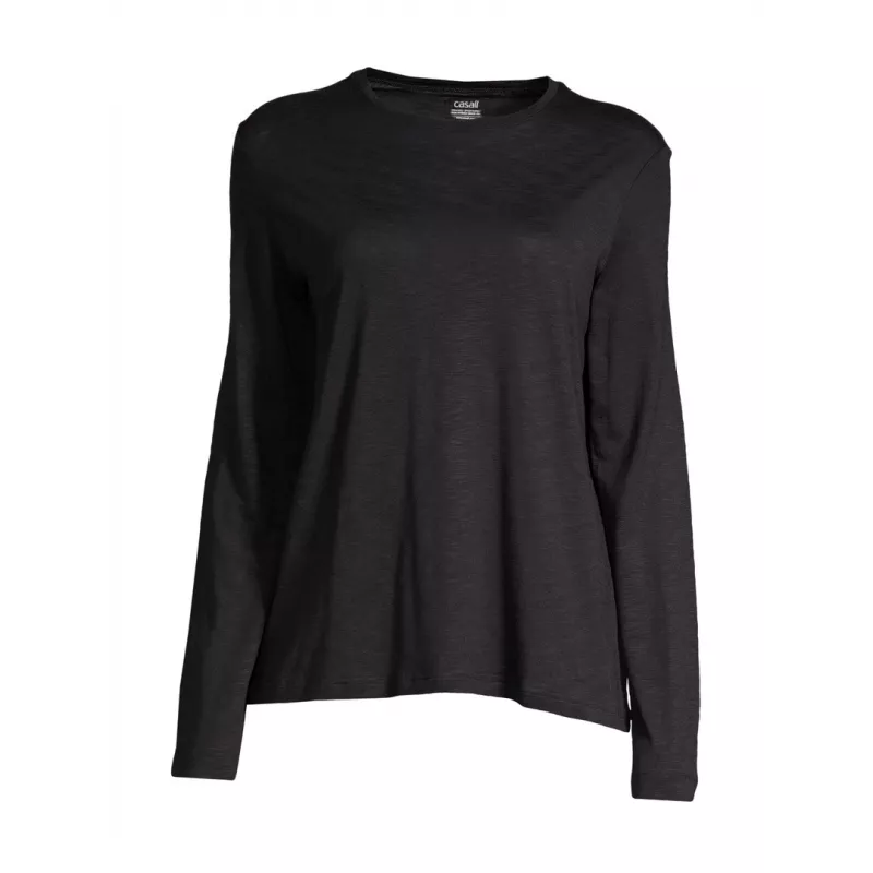 Sieviešu treniņu krekls CASALL Soft Texture Melns