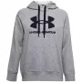 Sieviešu Under Armour Rival Fleece Logo kapuce Mod Gray